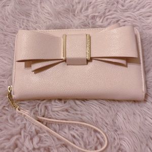 Betsey Johnson pink wallet